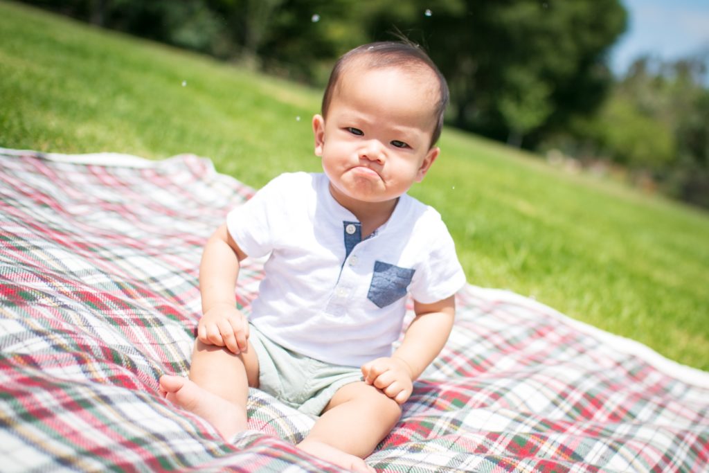 baby boy picnic park